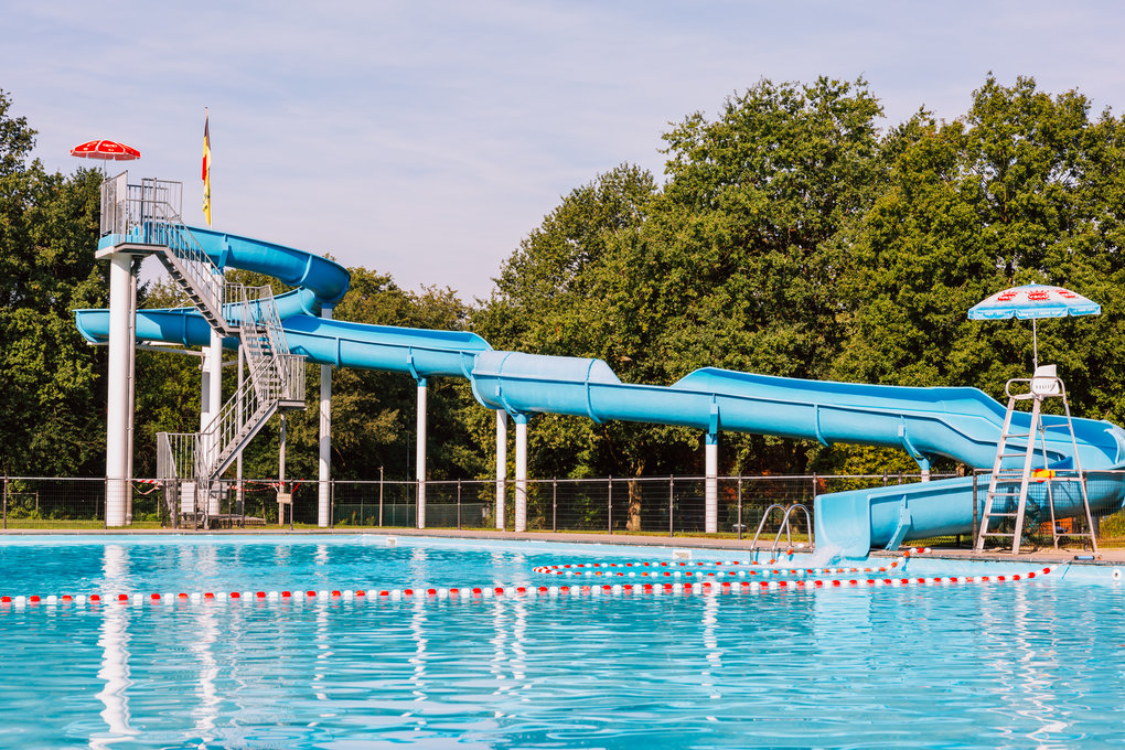 Openluchtzwembad Terlaemen - Glijbaan