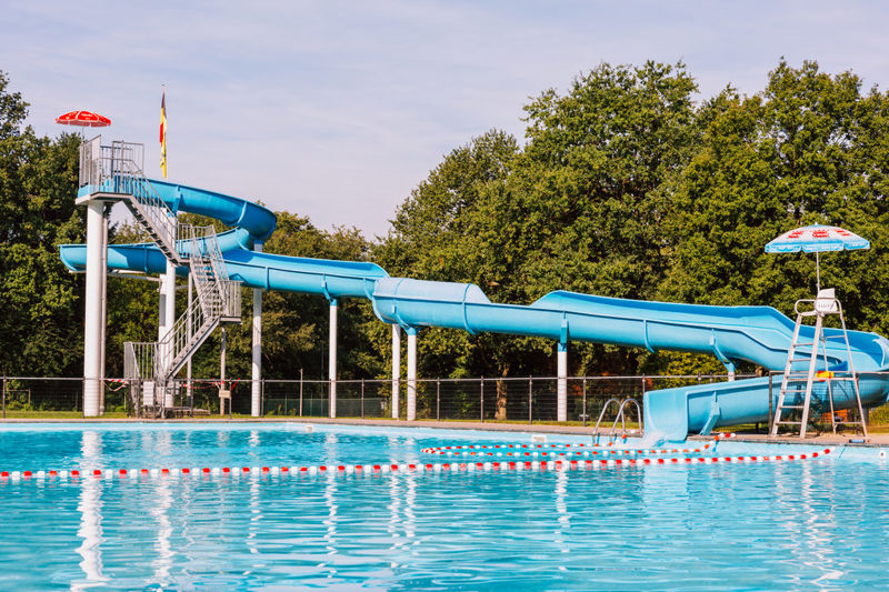 Openluchtzwembad Terlaemen - Glijbaan